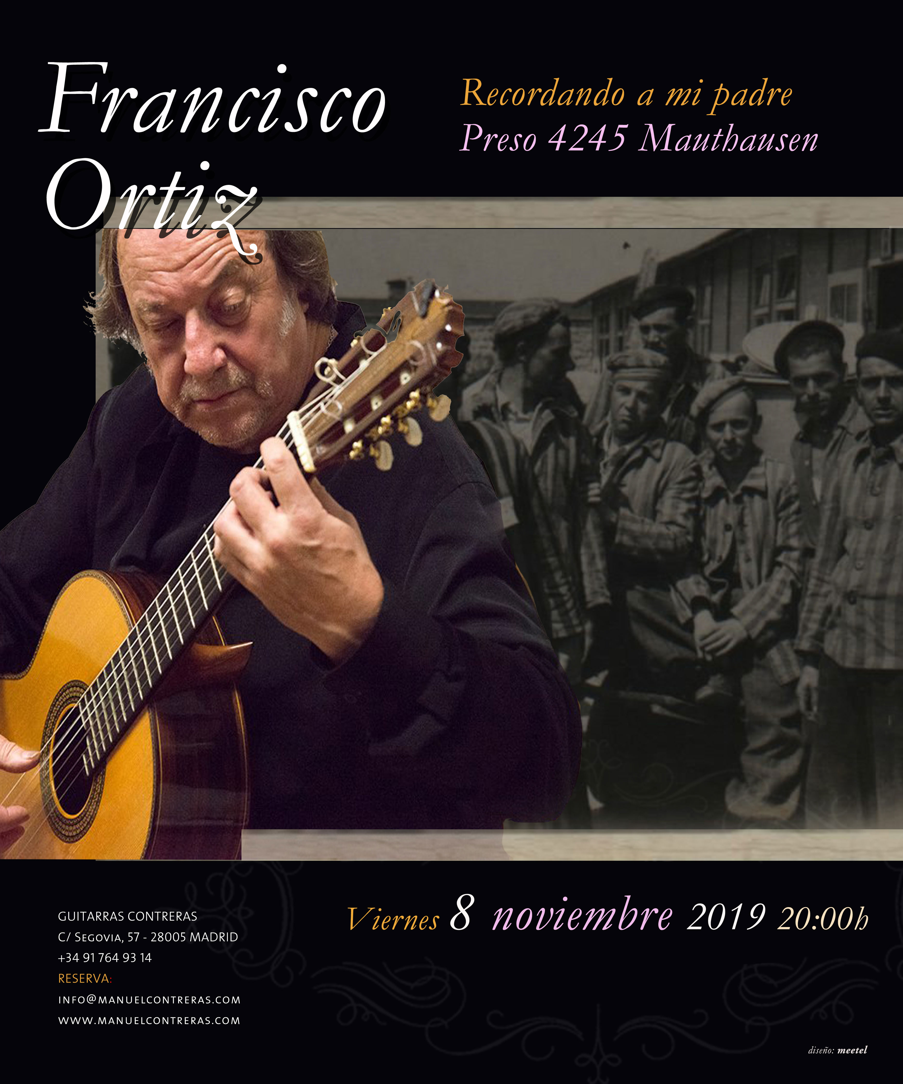 Concierto Juan Francisco Ortiz – Guitarras Manuel Contreras
